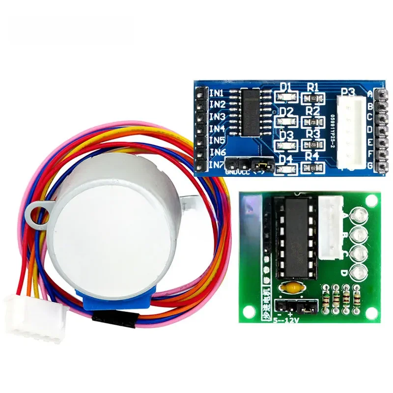 Module de carte de pilote de moteur pas à pas ULN2003 + 5V 4 phases 5 lignes 28BYJ-48 pour Arduino