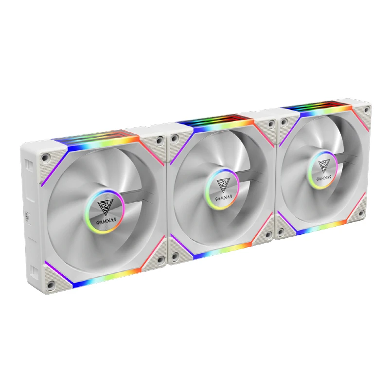 GAMDIAS AEOLUS P2 (3 Pack) White System Cooler 120mm