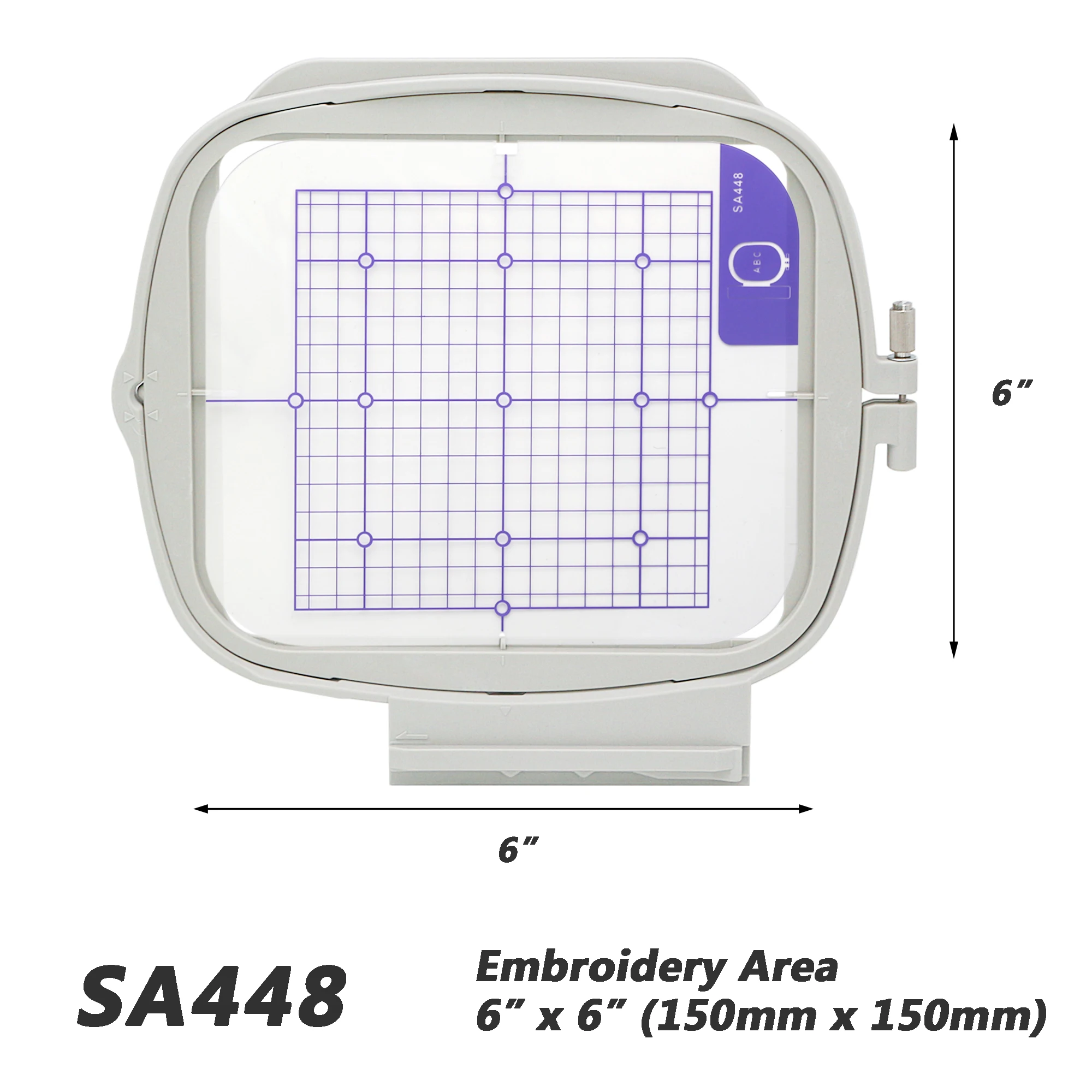 Sewtalent Sewing and Embroidery Hoops for Brother Machine 6000D 6700D VE2200 VM6200D Babylock Solaris Destiny SA448 SEF150 Frame