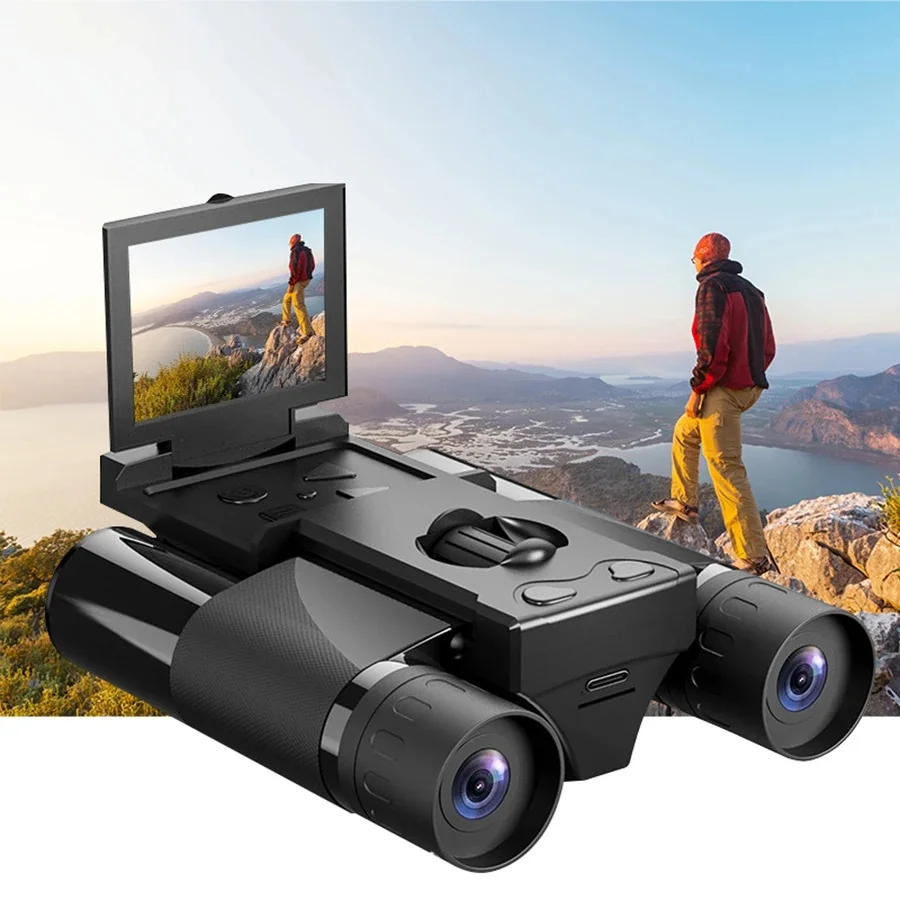Dt10 Camera En Video Verrekijker Zwart Hd Krachtig, Geschikt Voor Home Video Outdoor Camping Jacht Vogels Kijken - afbeelding 2