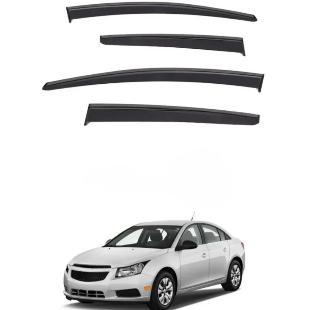 Car window accessories for Chevrolet Cruze 2008-2017 Sport Style window deflector rain cover visor awnings Exterior Accessory