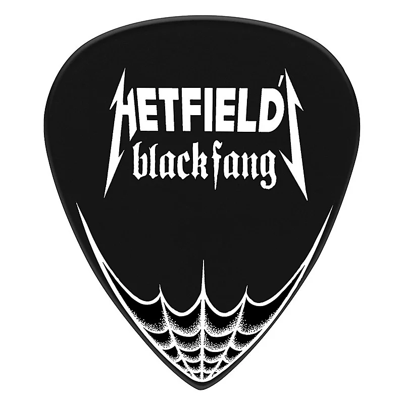 Dunlop Hetfield Black Fang Pick Plectrum Mediator Designed for James Hetfield Made from Ultex material