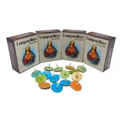 Oil Butterflies 56 Pieces Oil Candles, Assorted Colors Oil Butterflies Candlestick Candles Mini