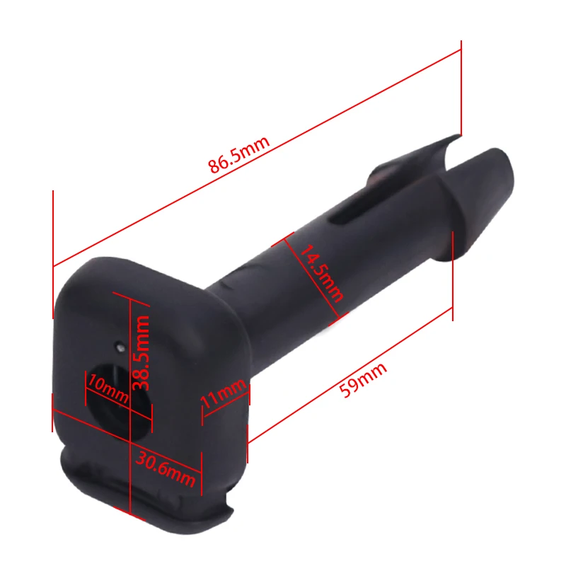 5-Piece Car Seat Headrest Set, Including Headrest Tube, Slotted Round Tube on Both Sides, Seat Cover and Headrest