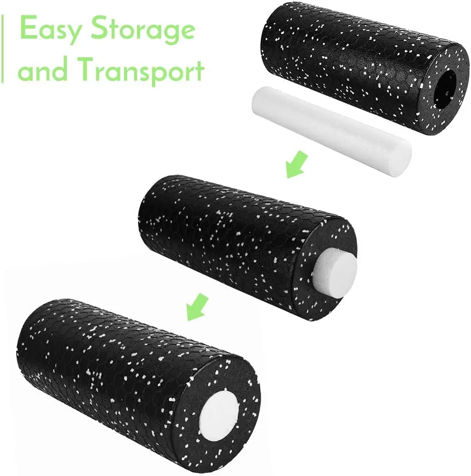 Yoga Roller 2 in 1 Hollow Column Foam Roller Set EPP Muscle Relieve Massage Rollers  for Exercise Deep Tissue Muscle Massage