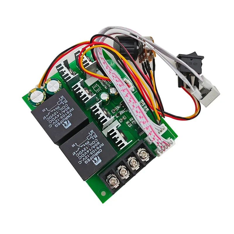 Regulator prędkości PWM Silnik prądu stałego Wyświetlacz cyfrowy 0~100% regulowany moduł napędowy Wejście MAX60A 12V 24V — zdjęcie 2