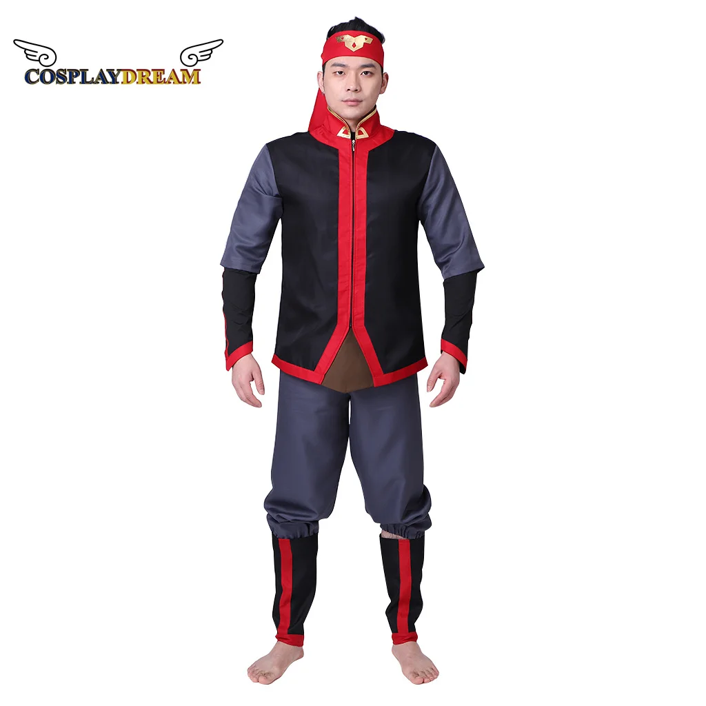 

Avatar The Last AirBender Aang Cosplay Costume Men's Avatar Aang Outfit Headpiece Costume Custom Made