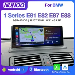 2025 Android 14 Carplay For BMW 1 Series E81 E82 E87 E88 2004-2013 CCC CIC Car Multimedia Player GPS Wireless Stereo Radio