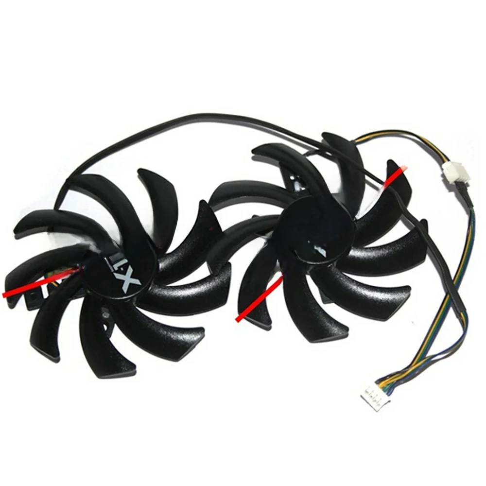 2 sztuk/zestaw, 85mm,FD7010H12S, wentylator kart graficznych, dla Sapphire R9 280 290 270X HD 7790 7850 7870 7950,ZOTAC GTX770, chłodzenie wideo VGA — zdjęcie 2