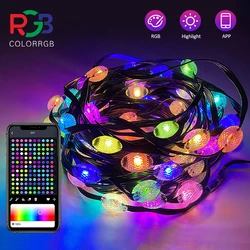 Dreamcolor diamond shap USB LED String Light  WS2812B Garland Fairy Lights for Christmas Birthday Party Decoration Waterproof