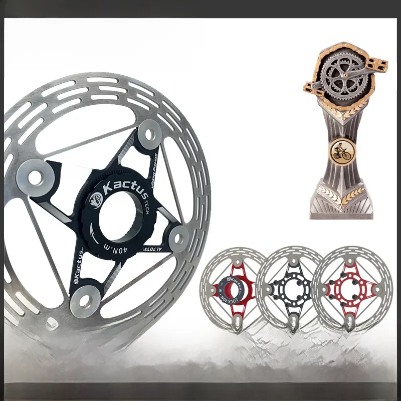 AliExpress NONE KACTUS Ultralight Bicycle Disc Brake Rotor 140/160mm Center Lock Thicken AL7505 Fast Cooling Disc Float Brake for Road MTB EBike