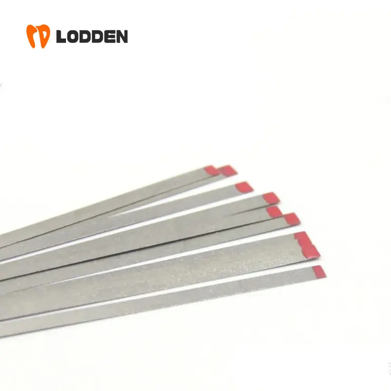 LODDEN 10pcs Diamond Finishing Strips Double Single Side Coated Honeycomb Design Serrated Edge Polishing Saw Blade