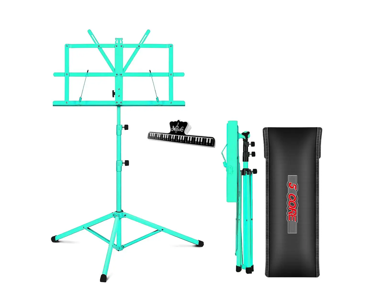5 Core Music Stand Adjustable 52
