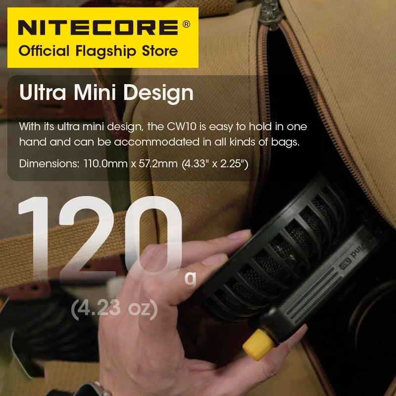 NITECORE CW10 Электрический вентилятор Мини-портативный вентилятор для фотосъемки Беспроводной вентилятор для Canon Sony Сценическое короткое видео