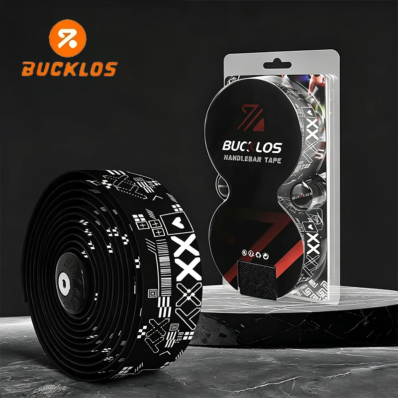 

BUCKLOS Cycling Handlebar Tape Shock-absorbing Bar Tape Soft Sweat-proof Waterproof Road Bike Belts Anti-skid Racing Handle Tape