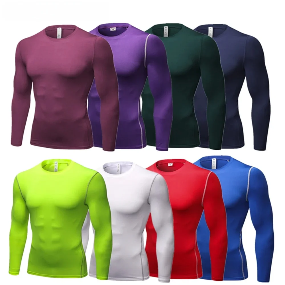 AliExpress YOUNAXIN Men's Long Sleeve Tops Tight T-Shirt Training Gym Sports Yoga Fitness Cycling Boy Running Sportswear Quick Dry S M L XL 2XL 3XL