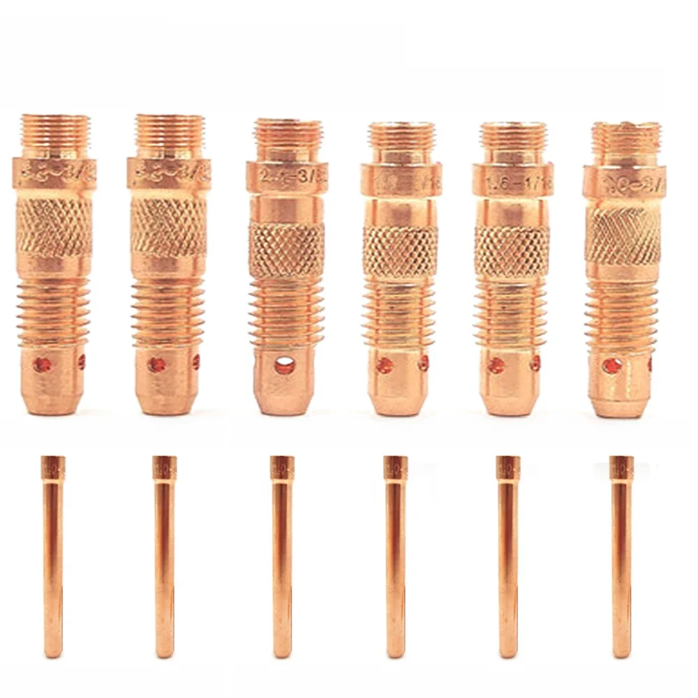 Corps de pince de consommable de torche de soudage à l'argon 1.0mm 1.6mm 2.0mm 2.4mm 3.2mm 4.0mm WP17 WP18 WP26 pince d'électrodes de Tungstens TIG