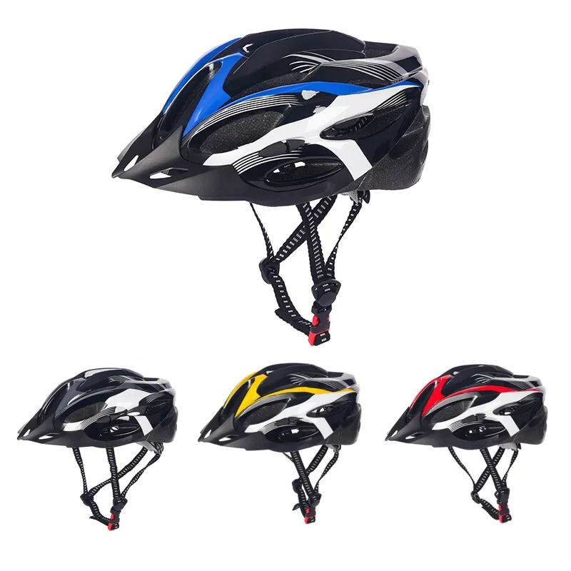 AliExpress NONE Carbon Fiber Texture Helmet Adult MTB Mountain Bike Cycling Equipment Safety Bicycle Motorcycle Hat Caps Female Male EPS Foam