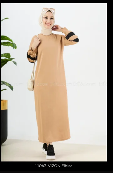 Sport Dress Muslim 2023 Women's headscarf shirt long sleeve Maxi Vestidos ARAB DUBAI TURKEY