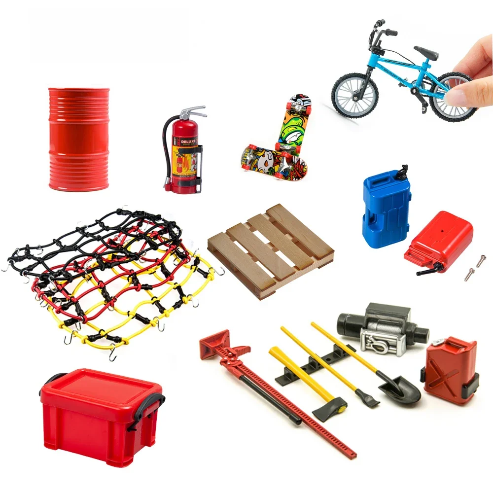 YEAHRUN RC Car Simulé Décorations Outil Accessoires pour TRX-4 TRX6 Axial SCX10 90046 AXI03007 Redcat MST 1:10 RC inoler Car