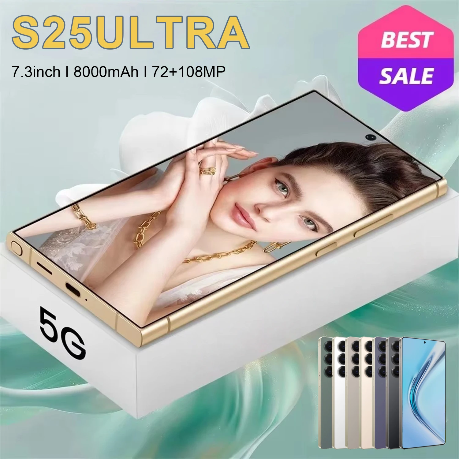 

2025 Original Pad S25 ultra Tablet PC 7,3 дюйма HD 4K Android 14 22 ГБ + 2 ТБ 8000 мАч Аккумулятор 4G 5G Dual Sim Card WiFi GPS Google Tab