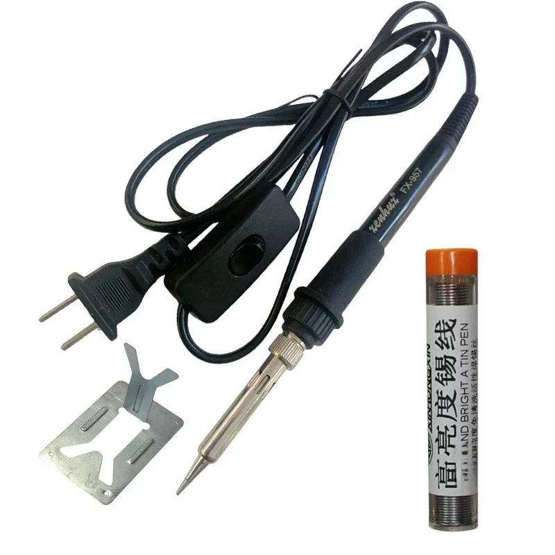 Adjustable Temperature Electric Soldering Iron 110V/220V 60W Solder Iron Professional Tin Welder Heat Pencil Welding Repair Tool