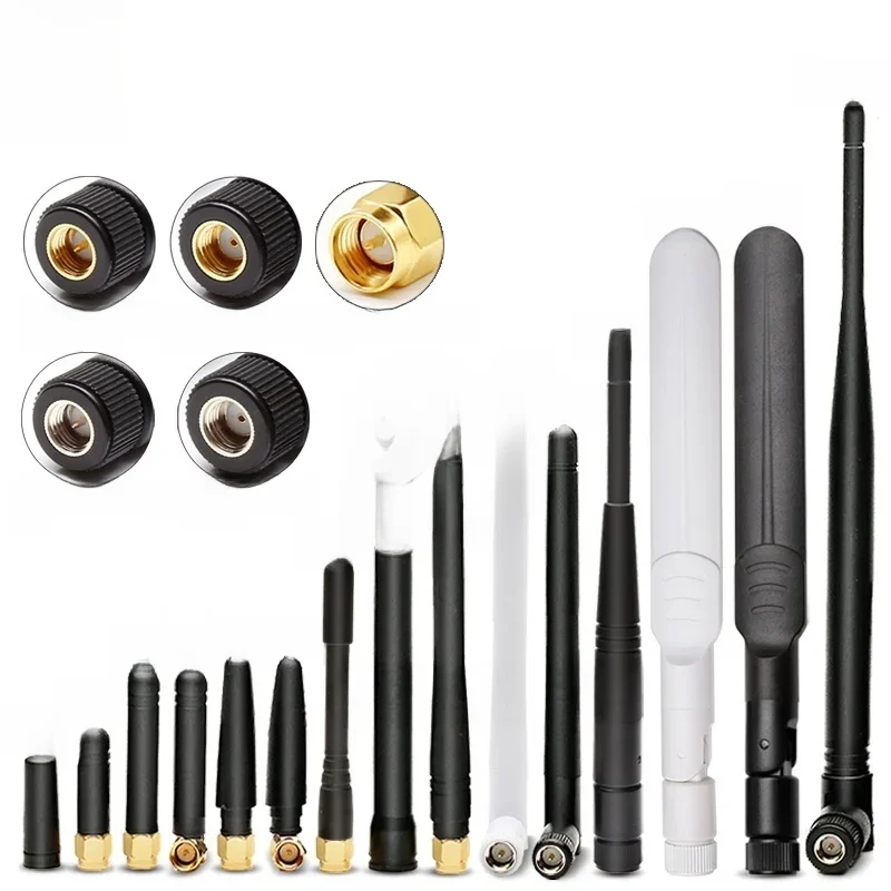 1 pièces 2.4G 5G 5.8G 3DBI double fréquence bâton Wifi Bluetooth Zigbee externe Chili Pepper SMA antenne pliable