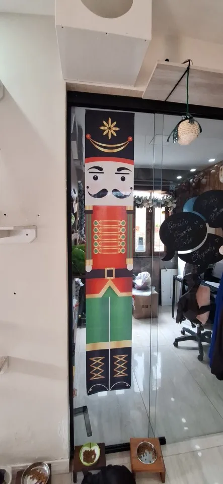 Nutcracker Soldier Door Banner Decor Christmas Decorations for Home 2026 Xmas Hanging Ornaments Navidad Noel Gifts New Year 2027 photo review