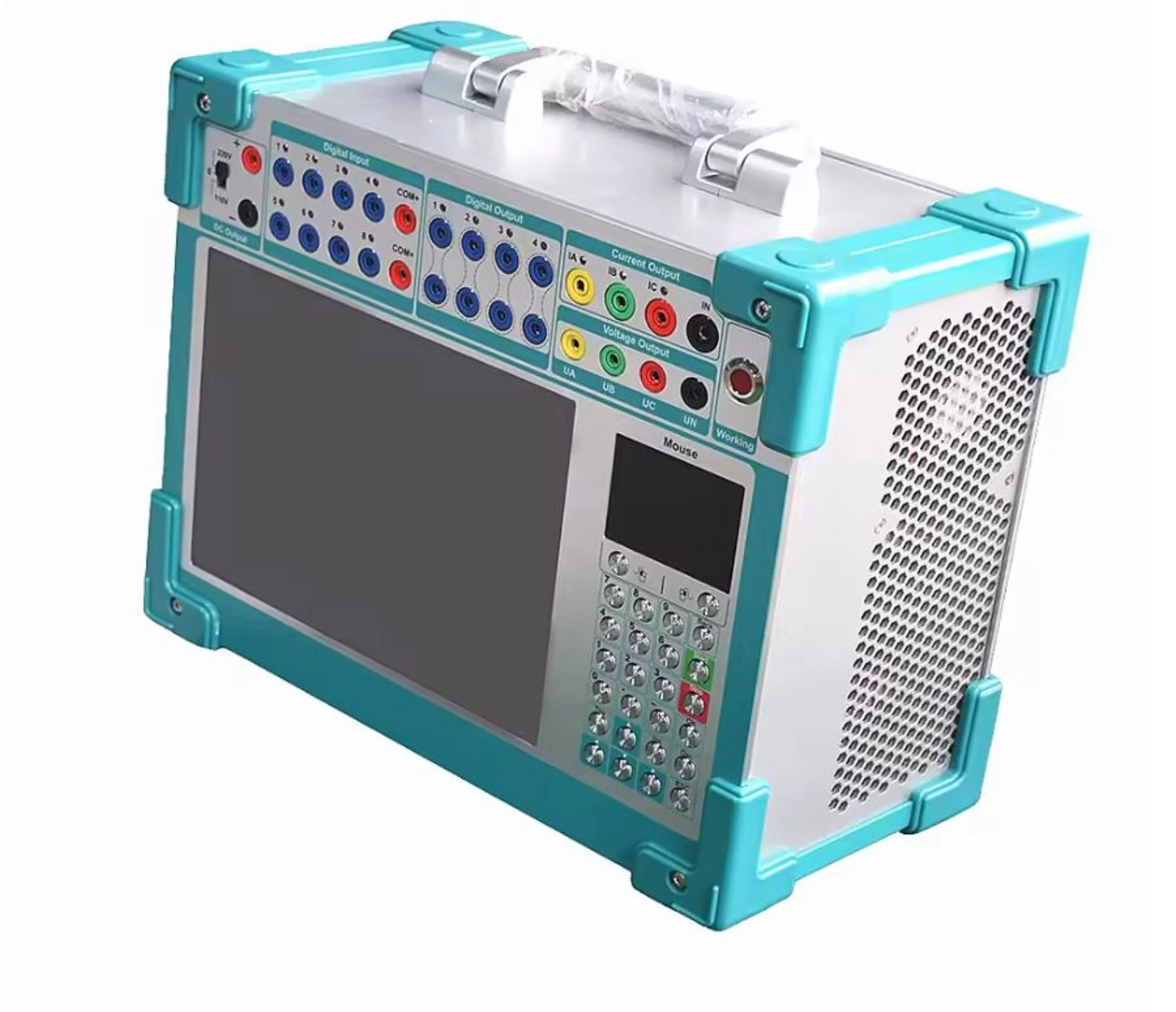 Nuevo probador automático de protección de relé trifásico, equipo de prueba de inyección de corriente de prueba tres