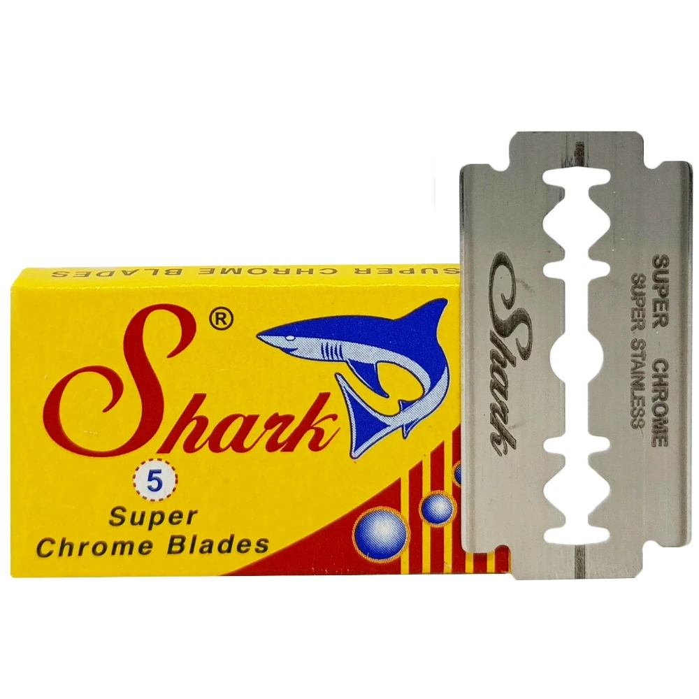 Shark Super Chrome Double Edge Razor Blades 100 Pcs