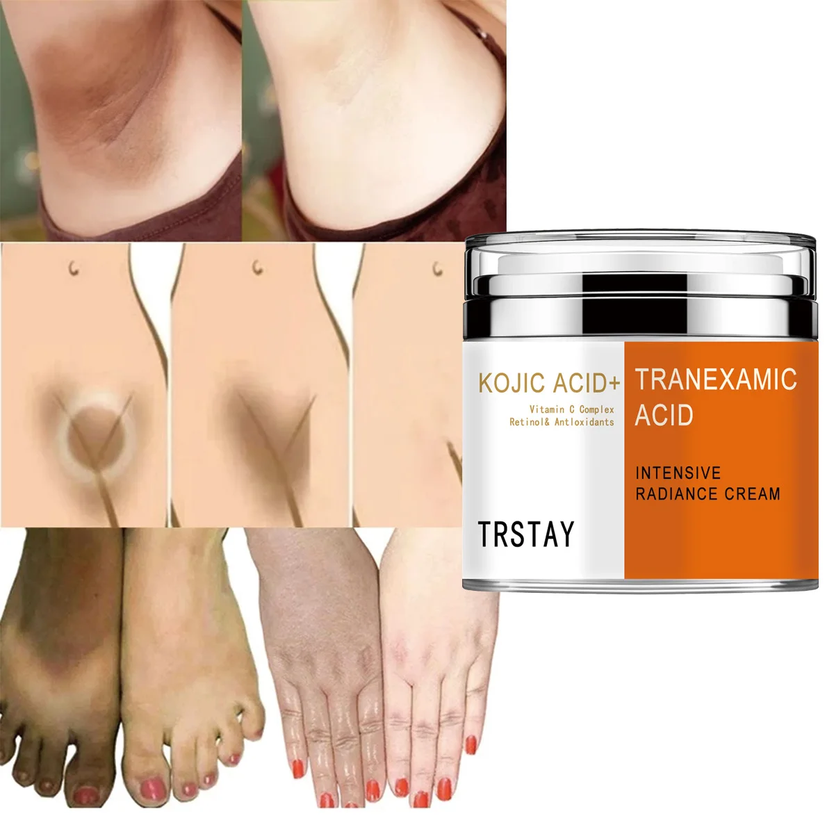 

Hydrating Body Cream with Natural Extracts Vitamins for Glowing Softness White Effect Moisturize Smooth Elastic Skin Even Tone M