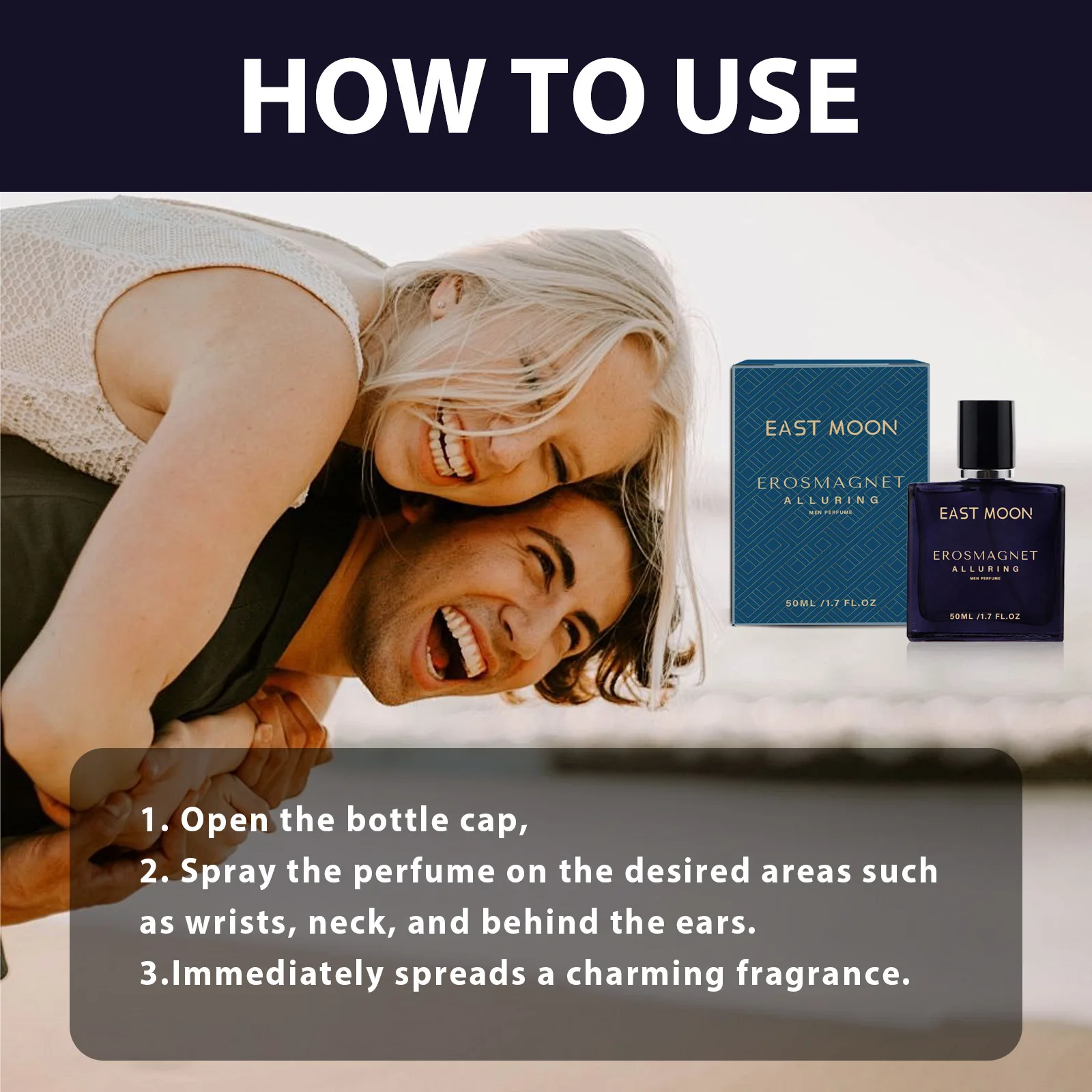 عطر شرق القمر الرجالي البهجة عطر يدوم طويلاً برائحة نباتية يمزح إغراء فرمون ساحر هدية كولونيا عطر خشبي #2