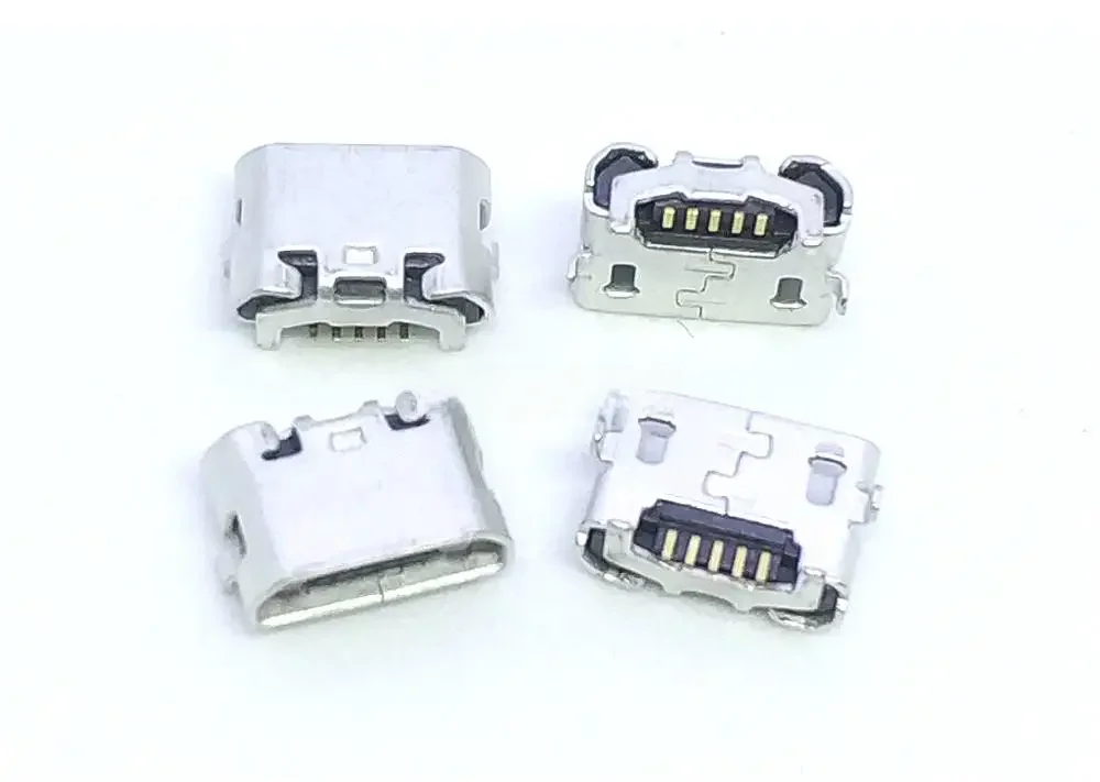 10 sztuk micro USB 5pin jack odwróć Ox horn Port ładowania wtyczka złącze wtykowe mini usb dla Huawei 4X Y6 4A P8 C8817 max Lite Pro — zdjęcie 2
