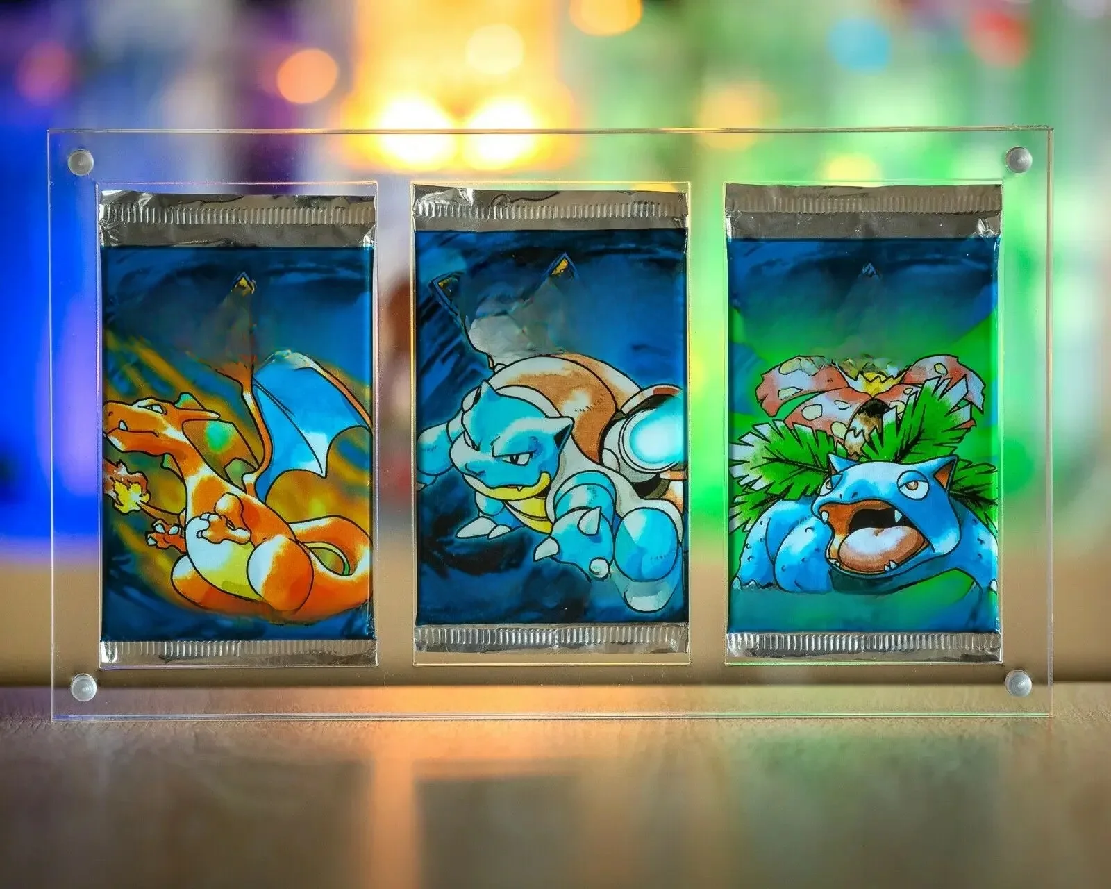 Packs de cartes magnétiques en acrylique transparent, boîte de rangement magnétique, Booster Pack unique, protecteur de cadre, vitrine pour paquet de cartes Pokemoned