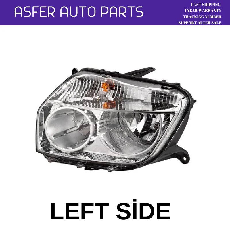 Headlight For Duster 2010-2013 White Pattern Manuel Left Right Side High Quality Fast Shipping Oem 260100067R 260600069R