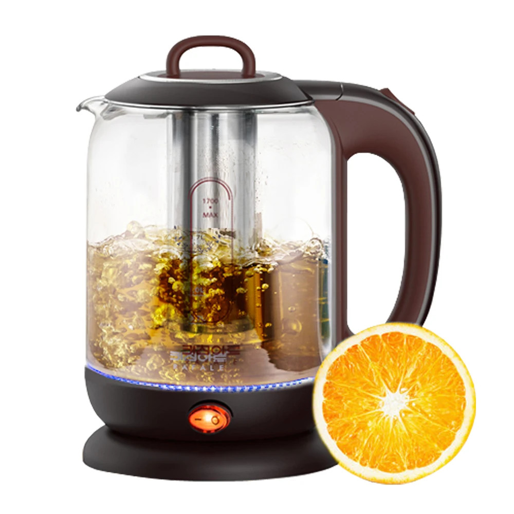 منفذ شاي زجاجي دافئ لـ 63 ، 71 لتر