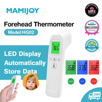 MAMIJOY Baby Thermometer Infrared Digital LCD Body Measurement Forehead Ear Non-Contact Adult Fever IR Children Termometers
