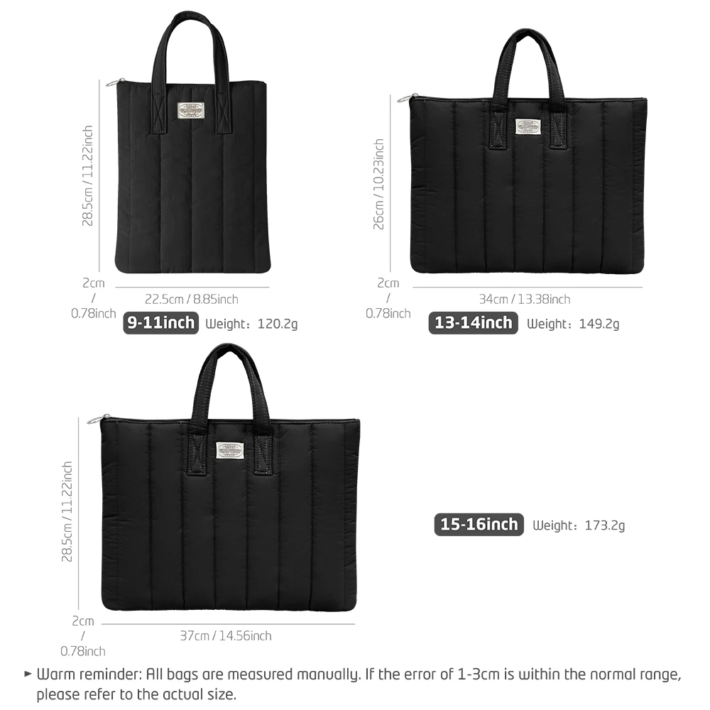 Cute Laptop Handbag Shockproof 11 13 14 15 Inch Notebook Bag Large Capacity Breathable for Ipad/Macbook/Xiaomi/Lenovo image 2