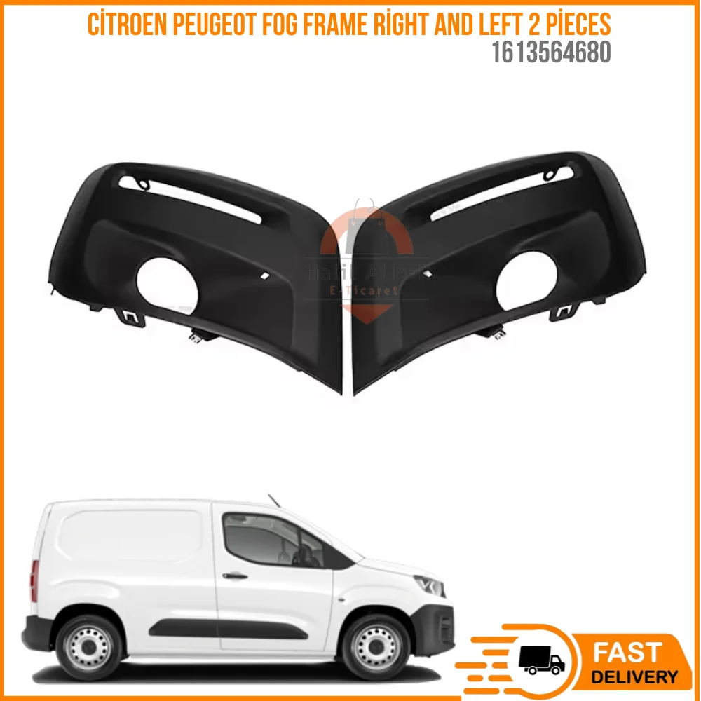 

For Citroen Berlingo Peugeot Partner 2015-2019 Front Bumper Side Grille Fog Frame Right and Left 2 Pieces Auto Spare 1613564680