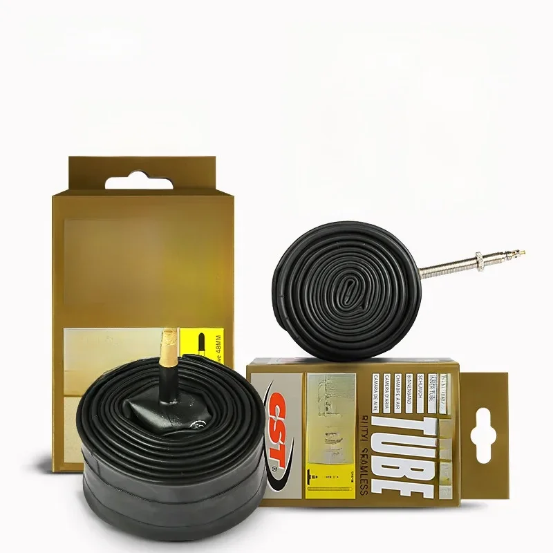 AliExpress NONE 2PCS CST Bike Ultra-Light Inner Tube 26/27.5/29/700c For MTB Road Bike Tyre Butyl Rubber Competition Grade Bicycle Interior Tire