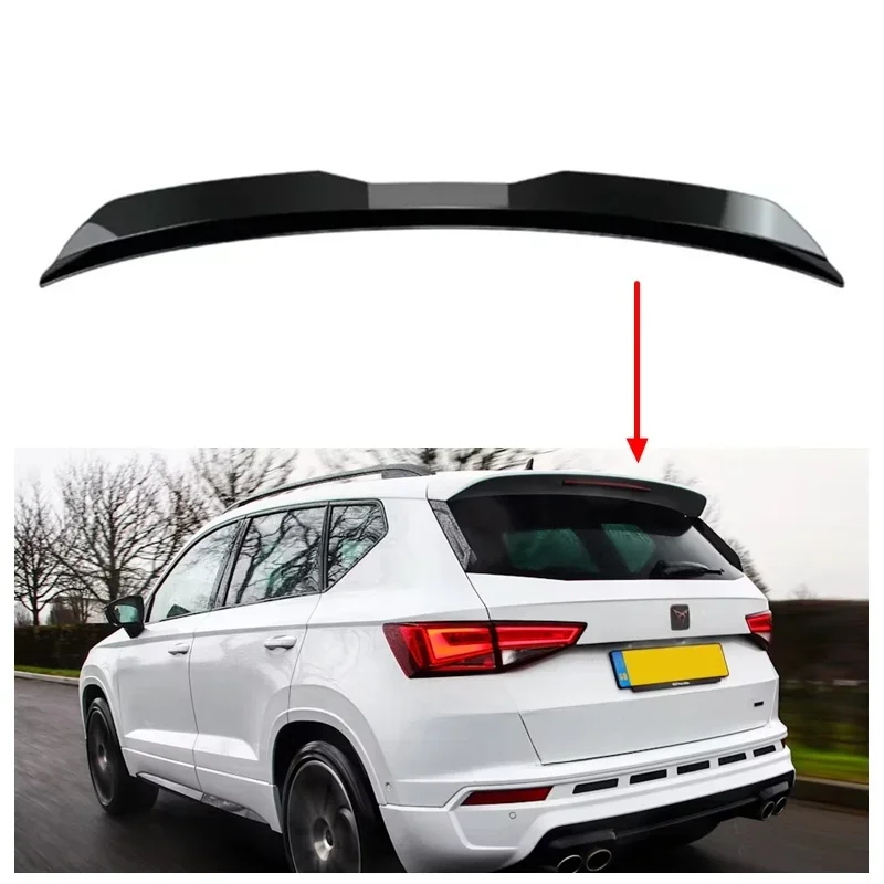 Capuchon de becquet pour siège Cupra Ateca 2018 – 2024, coffre arrière de voiture, lèvre de toit, aile arrière, kit de carrosserie, réglage