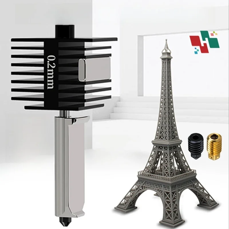 Do zestawu Bambu lab A1 mini Hotend Dysza ze stali hartowanej Dysza 0,2/0,4/0,6/0,8 mm Do oficjalnej drukarki 3D Bambu lab Akcesorium — zdjęcie produktu 7