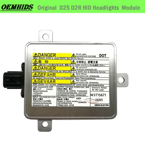 Balastro de xenón W3T15671 Original para Mazda5 CR19 XC-5 XC-9 Accord Civic D2S D2R HID, módulo de Control de faros 2005-2010