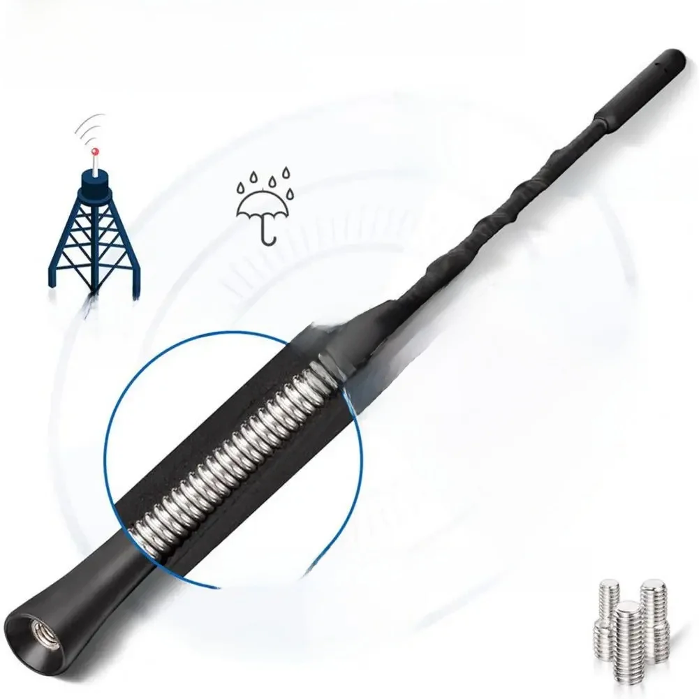 Kreatywna antena samochodowa Wymienne radio samochodowe FM/AM/DAB Wymiana anteny Łatwa instalacja Bez zadziorów Antena samochodowa do ciężarówki — zdjęcie 2