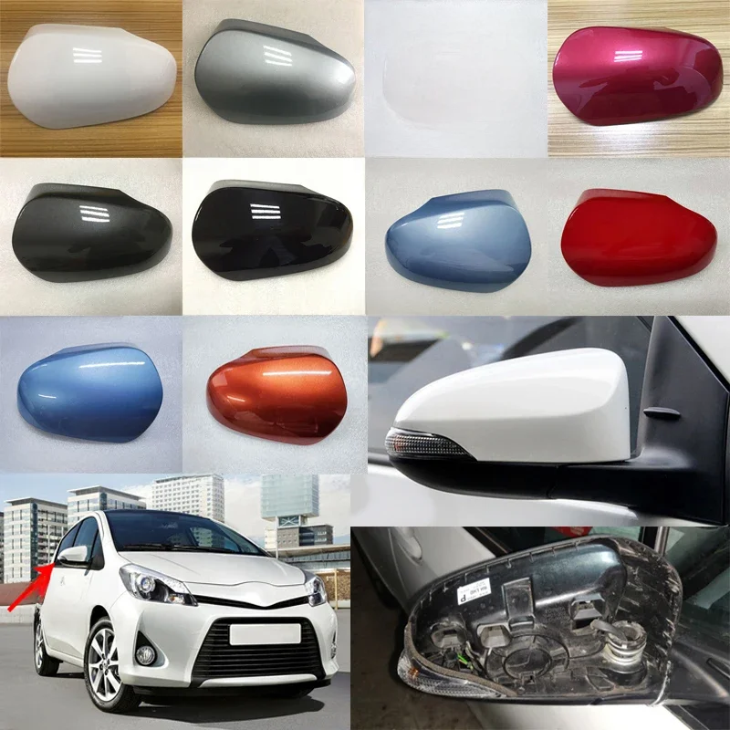 Oryginalne akcesoria samochodowe do Toyoty Yaris HYBRID 2012 ~ 2020 Osłona lusterka wstecznego Obudowa lusterka wstecznego Obudowa lusterka — zdjęcie 2