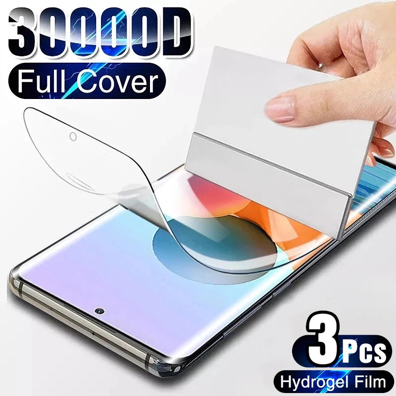 Hydrogel Film For Xiaomi Redmi NOTE 11 Note11 Pro 5G 11S 11 Screen Protector NOTE11T 5G Note10S 10Pro Note10 10 4G  Full cover