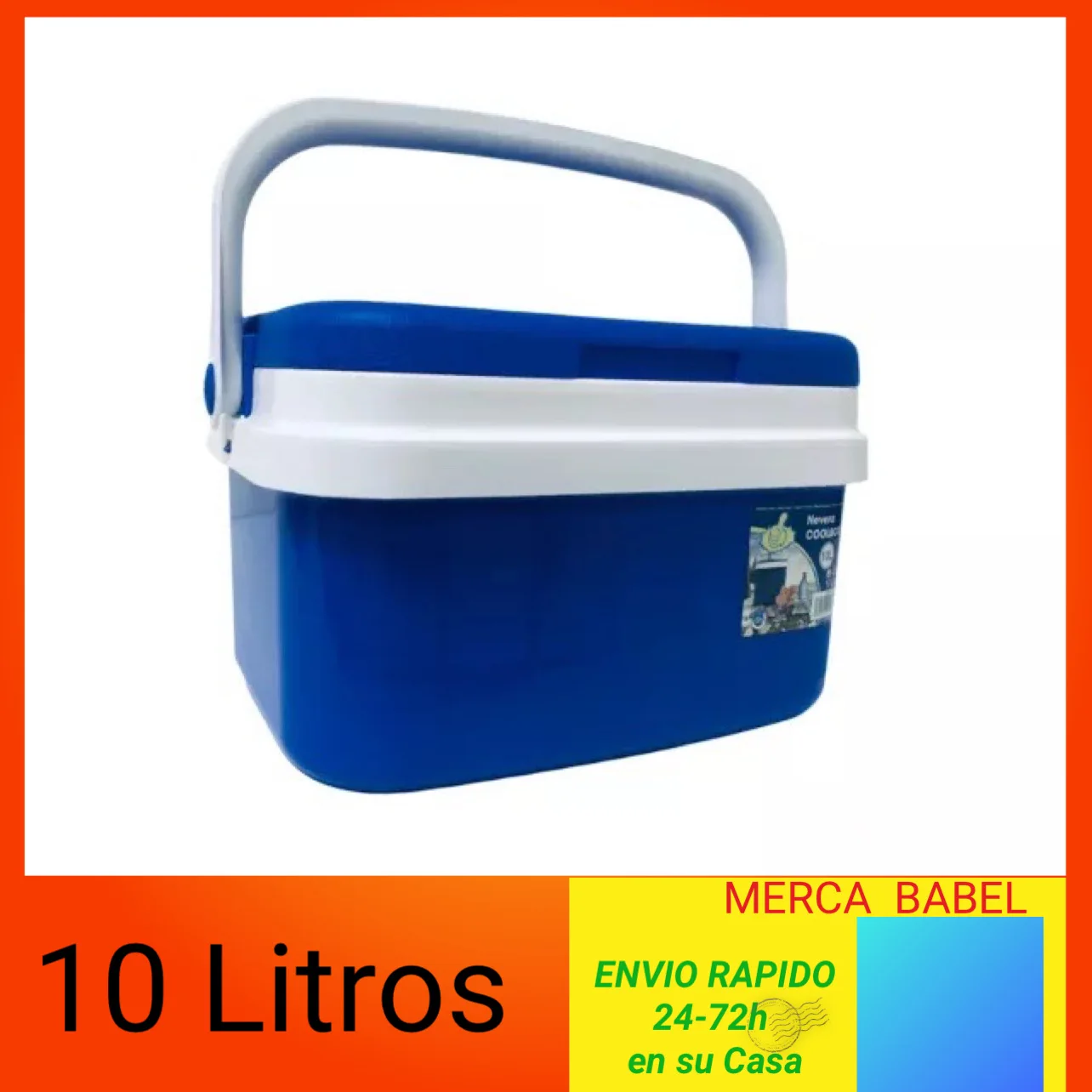 Nevera Portátil De Plástico Rígido Térmico Con Asa Para Mantener Bebidas Y Comida Frías Ideal Para Playa Excursiones Al Aire Libre Jardín Camping Barbacoas Tamaños 10L 16L 25L 32L