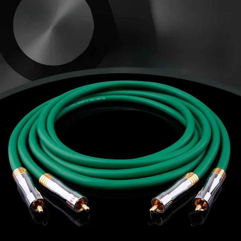 YYAUDIO wysokiej jakości kabel audio RCA męski na męski 2328 99,998% czysty miedziany kabel audio HiFi kabel połączeniowy RCA — zdjęcie produktu 7