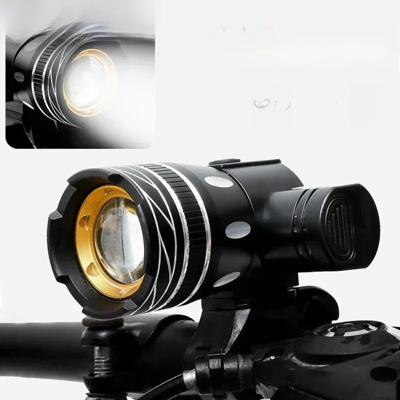 AliExpress cycle zone T6 LED Bike Headlight Adjustable Zoom Bicycle Front Light USB Rechargeable Waterproof Cycling