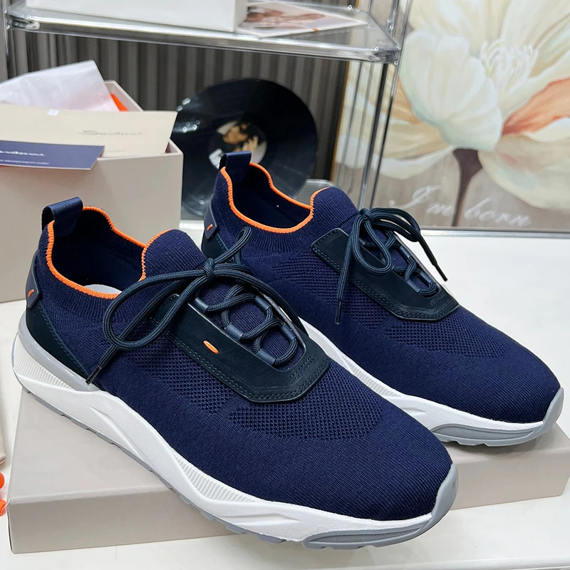 

New Italian high-quality designer casual luxury breathable and comfortable sports men's shoes